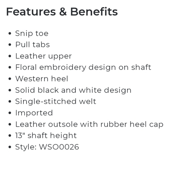 Twisted X Women's Steppin' Out Western Boots - Snip Toe 7.5B, 8.5B, 9.5B - Picture 7 of 10